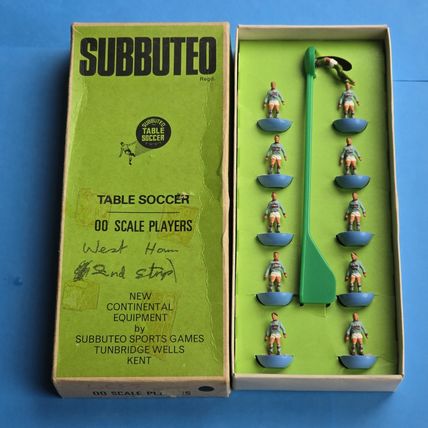 Subbuteo HW TEAM WEST HAM 2nd COMPLETE SET Ref 79