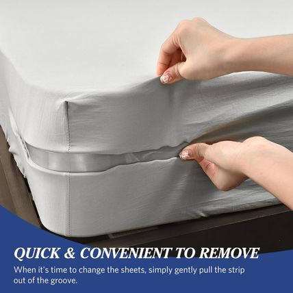 Bed Sheet Holder with Lock Strips - Heavy Duty Bed Sheet Corner Fastener Keep Sh