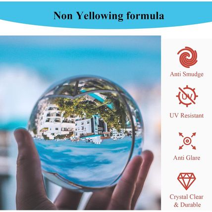 Epoxy Resin, 1Gallon Epoxy Resin Crystal Clear, Not-Yellowing No-Bubble, Self Le