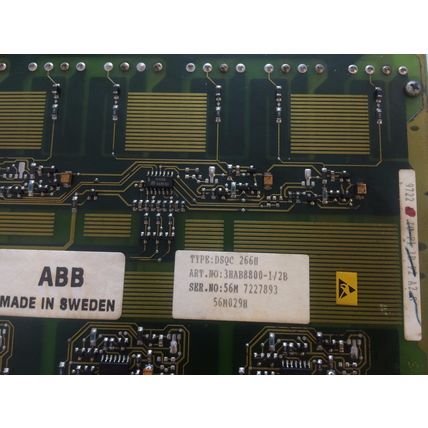 ABB DSQC 266H ROBOTIC SERVO DRIVE,ACC 49M0-29AB CAD606, 3HAB8800-1/2B,ED