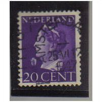 NETHERLANDS 1940 WILHELMINA 20C F/U SG511