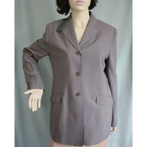 Karen Millen Mink Wool Jacket Size 12 Womens New with Tags