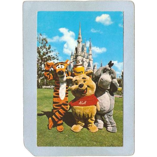FL Orlando Amusement Park Postcard Walt Disney World Fantasyland A Hunny O~266