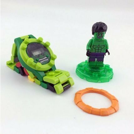 Marvel 360° Rotary Kid Building Block Self Assembly Children DIY Wrist Watch UK