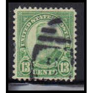 Used 694 13c Benjamin Harrison Fine K0420