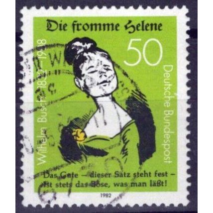ZAYIX - 1982 Germany 1371 Used "Die Fromme Helena" Cartoons Poetry 113022S134M