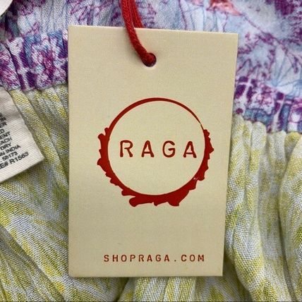 Raga Tropicbird Boho Tassel Halter Dress Women's XS Summer Beach Resort