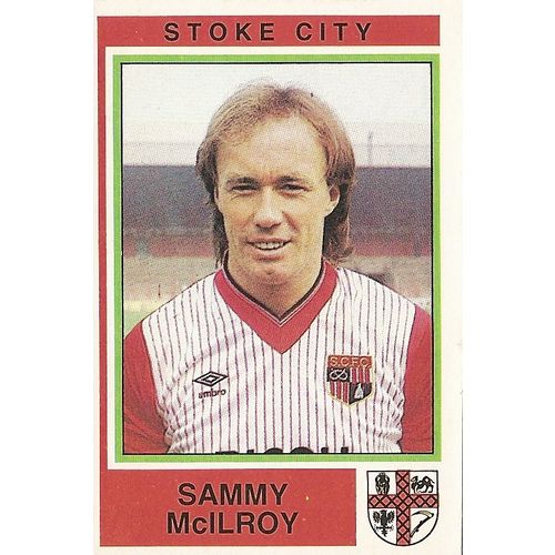 Panini's Football 1985 Stickers: No.290 - McIlroy (Sammy)