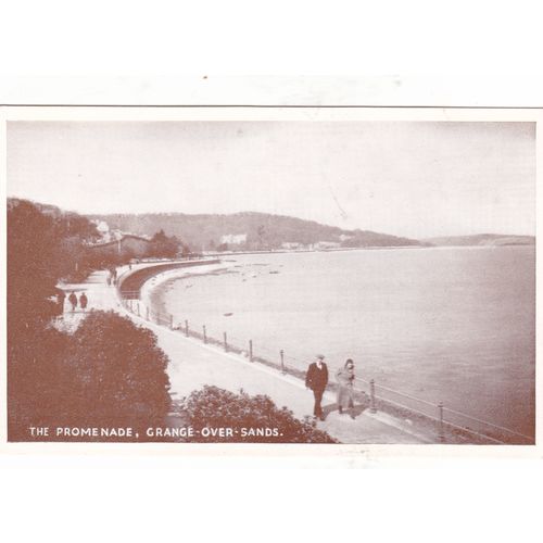 The Promenade, Grange-Over-Sands Cumbria Postcard (CUM76707)