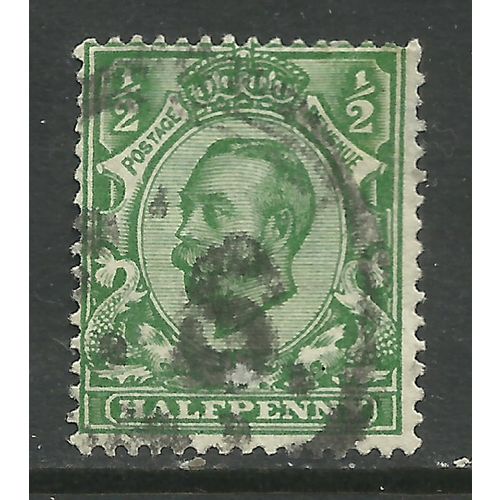 GB 1912 KGV 1/2d Green Wmk 49 SG 339. ( R426 )