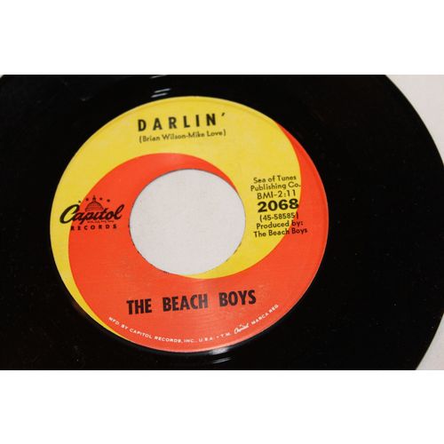 The Beach Boys 45 & Picture Sleeve-DARLIN'/HERE TODAY