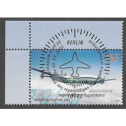 GER 2005 155c '50TH ANN OF RENEWED GERMAN AIR TRAVEL' FINE USED (EBID75-391)