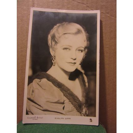 EVELYN LAYE. actress. unused antique postcard by Raphael Tuck =