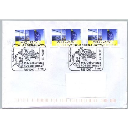 Deutschland SSt. Langenau "150. Geb. Robert Bosch, Auto" 2011