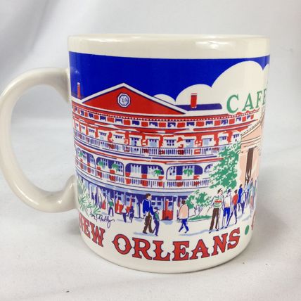 Café Du Monde 12 oz Coffee Mug Cup French Quarter Market Coffee New Orleans LA