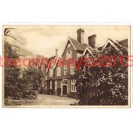 Metropolitan Convalescence Home for Women, Bexhill, Sussex, Poor/Rare, Postcard