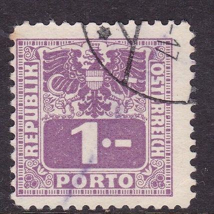 Austria 1945 Postage Due 1m Fine Used SG D901 VGC