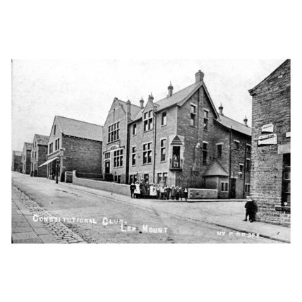 pt5363 - Lee Mount Constitutional Club , Yorkshire - print 6x4