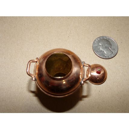 Vintage Miniature Lidded Pot or Container Dollhouse Decor