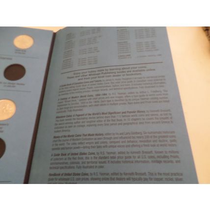 Whitman coin folder- Canada- 25 cent- 2001/2009 - with 32 coins - NOT COMPLETE