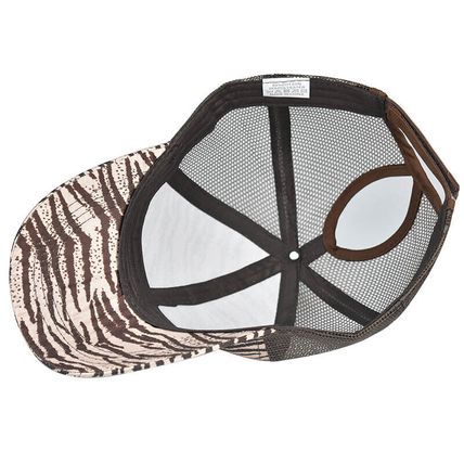 Ladies High Bun Hat Cotton Summer Sun Sport Ponytail Leopard Baseball Cap
