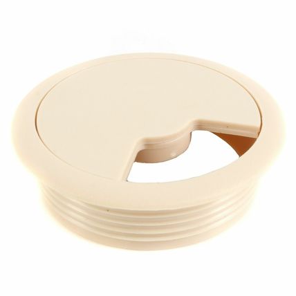 OFFICE DESK GROMMETS 60mm 80mm Cable Tidy Surface Wire Outlet Hole Cover Insert