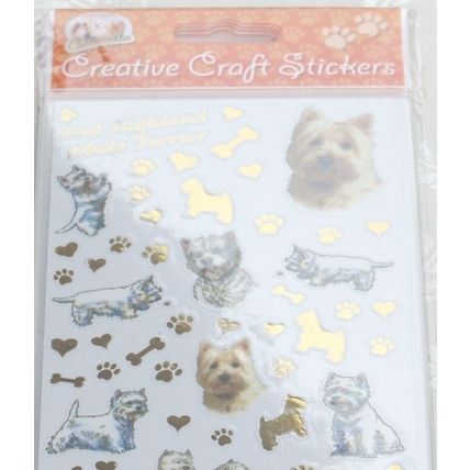 Dog breed craft stickers many breeds available 29 designs peel and stick