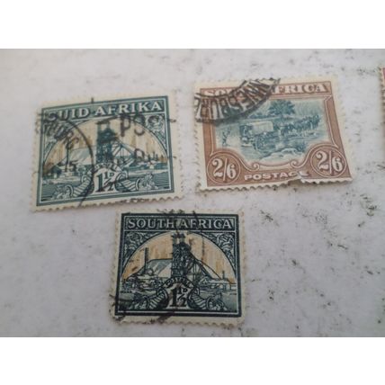 South Africa - stamps - a selection of 7 different stamps
