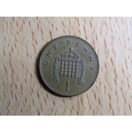 GB 1987 Elizebeth II Decimal 1p Coin