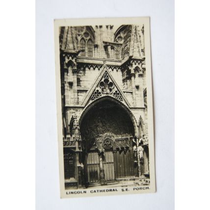 1926 British Royal & Ancient Buildings No. 40 Lincoln Cathedral SE Porch