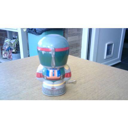 STAR WARS: BOBA FETT Tin Wind-Up Figure by Bebots (Schylling) SEE NOTES