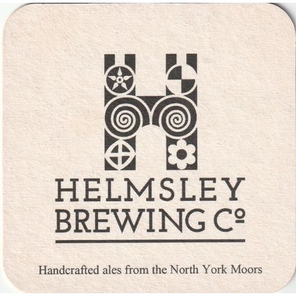 BEER MAT - HELMSLEY BREWING CO - FROM NORTH YORK MOORS - (Cat No 001) - (2015)