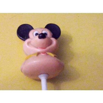 Old Vintage Original Danara Walt Disney Mickey Mouse Plastic Raddle 1960/70s