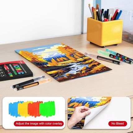 JRQ 240 Colors Acrylic Paint Markers, Brush Tip Acrylic Paint Pens for Wood Rock