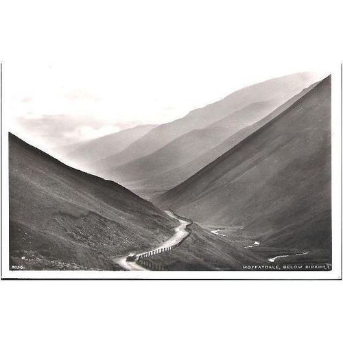 Moffatdale, Dumfries & Galloway - below Birkhill - Lilywhite real photo postcard