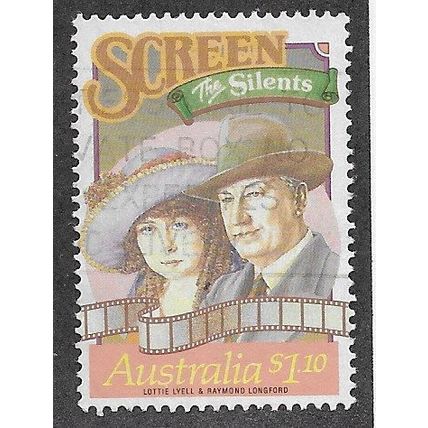 AUS 1989 $1.10 'THE SILENT SCREEN' FINE USED (EBID66-572)