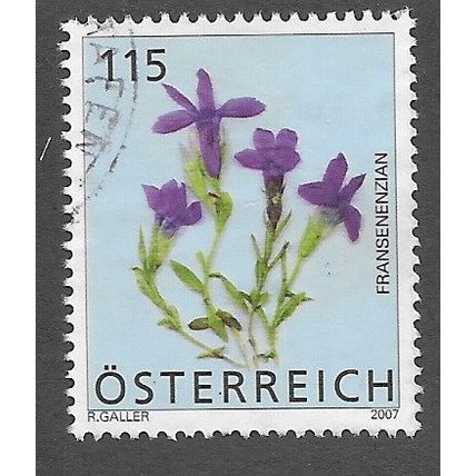 AUT 2007 115c 'FLORA DEFINITIVES ' FINE USED (EBID73-309)
