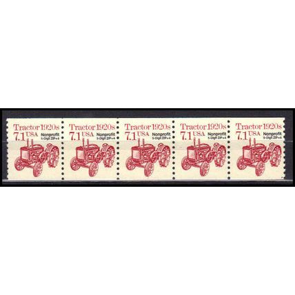 2127b 7.1c Tractor Fine MNH Dry Gum PNC 1/5 X0892