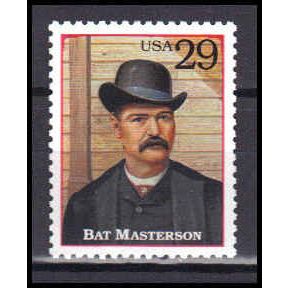 2869h 29c Bat Masterson Fine MNH V2585