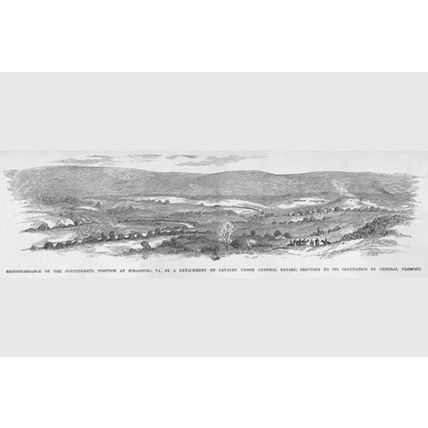 General Fremont's Reconnaissance team surveys Strasburg, Virginia 20 x 30 Poster