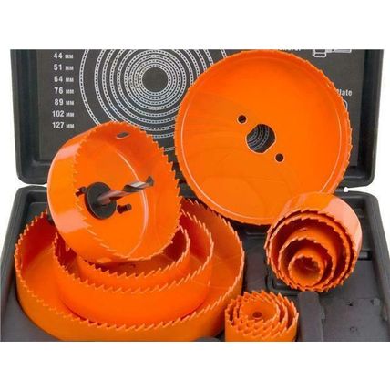 HARDEN wood hole saw set 16 Pcs 19-127mm hardness:46-63HRC (HAR 610548)