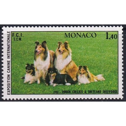 Monaco 1981 SG 1496 UMM - Animals/Dogs (E-339 (5))
