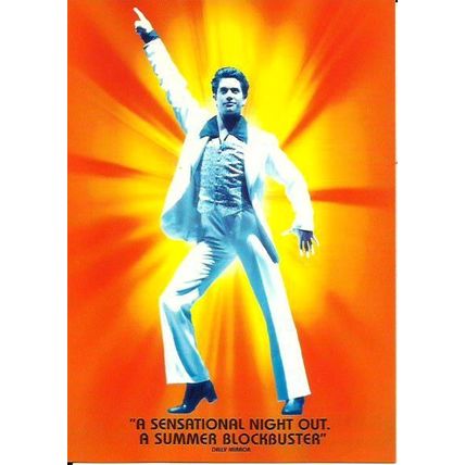 Advertising SATURDAY NIGHT FEVER Postcard (London Palladium)