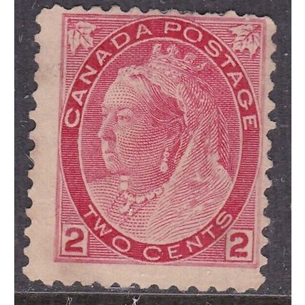 Canada 1898 Victoria 3c Mint No Gum SG 145 VGC