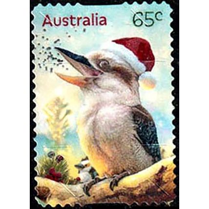 Australia 2024 Christmas 65c Used Stamp Kookaburra