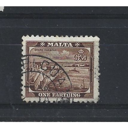 Malta.SG217 1/4d Grand Harbour,Valletta.Fine Used.Apr25a