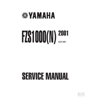 YAMAHA FZS1000 (N) SERVICE MANUAL MOTORCYCLE 403 PAGES IN ENGLISH