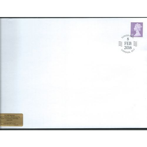 2016 1ST (S/A) 'BT LILAC MACHIN (GC)' TOWER HILL ' PMK COVER (EBIDPACK3830)