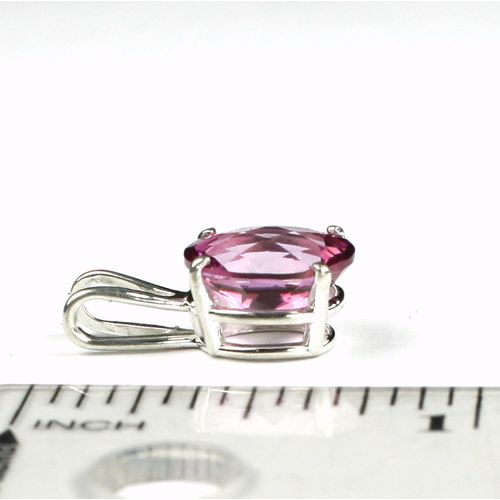 Pure Pink Topaz, 925 Sterling Silver Pendant, SP002