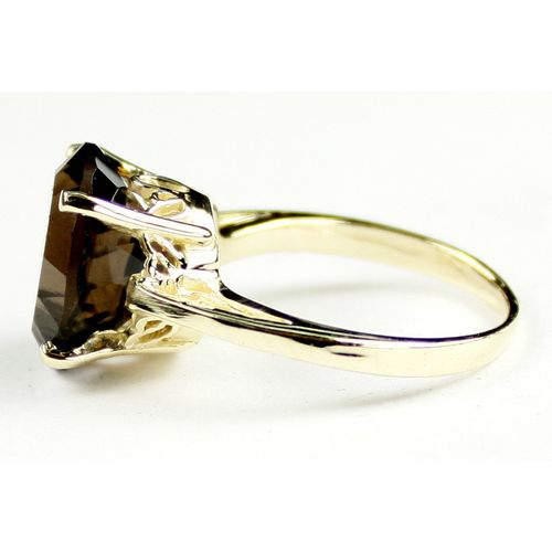 Smoky Quartz, 10KY Gold Ring, R055